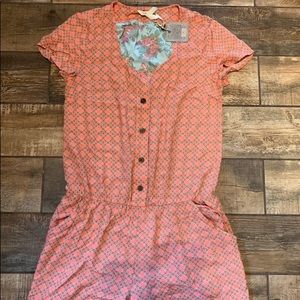 Matilda Jane NWT Women’s Floral Romper w/pockets M